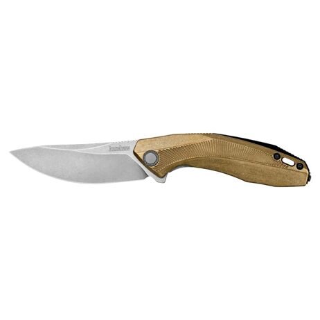 K4038BRZ Tumbler - нож склад., рук-ть бронза, клинок D2, stonewash