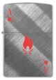 48451 Зажигалка ZIPPO Ace Design с покрытием Brushed Chrome